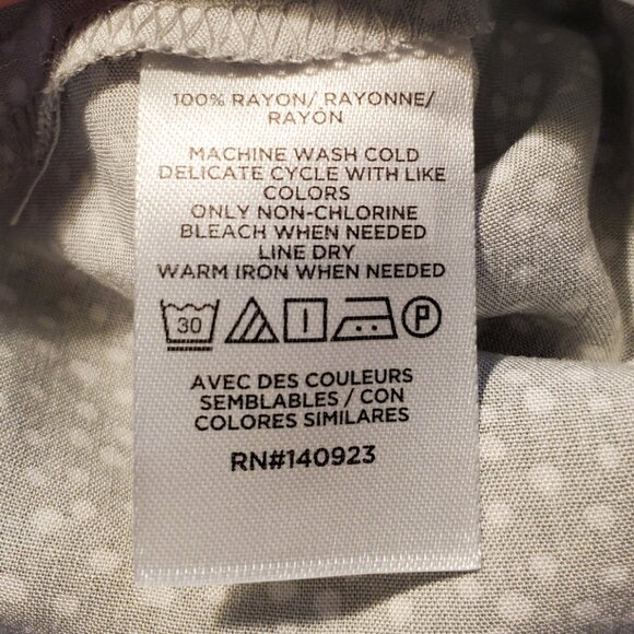 NEW LOFT Outlet SZ 12 Petite Feminine Green & White Polka Dot Button Front Dress - Picture 7 of 8